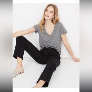 Madewell Heather Gray Knit Top